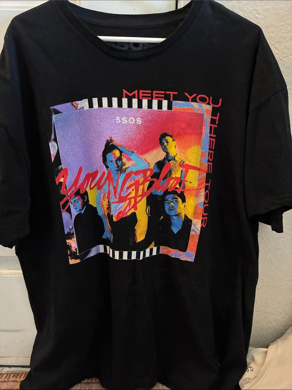 Black Graphic Band Tour T-Shirt - Meet You There Youngblood